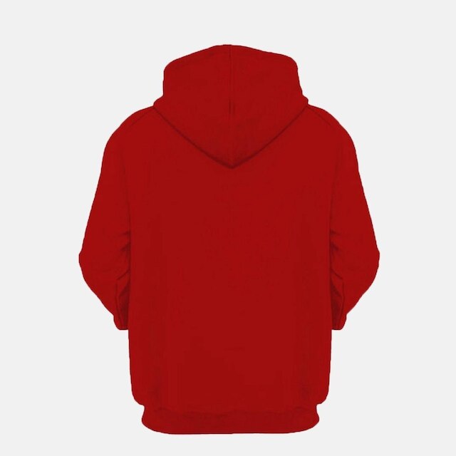 Blusa De Moletom Canguru Com Capuz Casual Flanelado