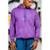 BLUSA DE MOLETOM CANGURU ROXO COM CAPUZ SPIKE - Roxo