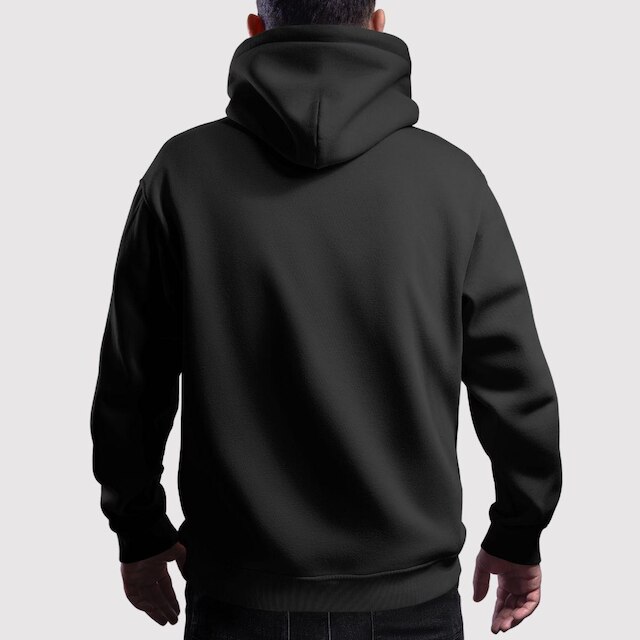 Blusa de Moletom Flanelada Canguru Com Capuz Estampada Capoeira