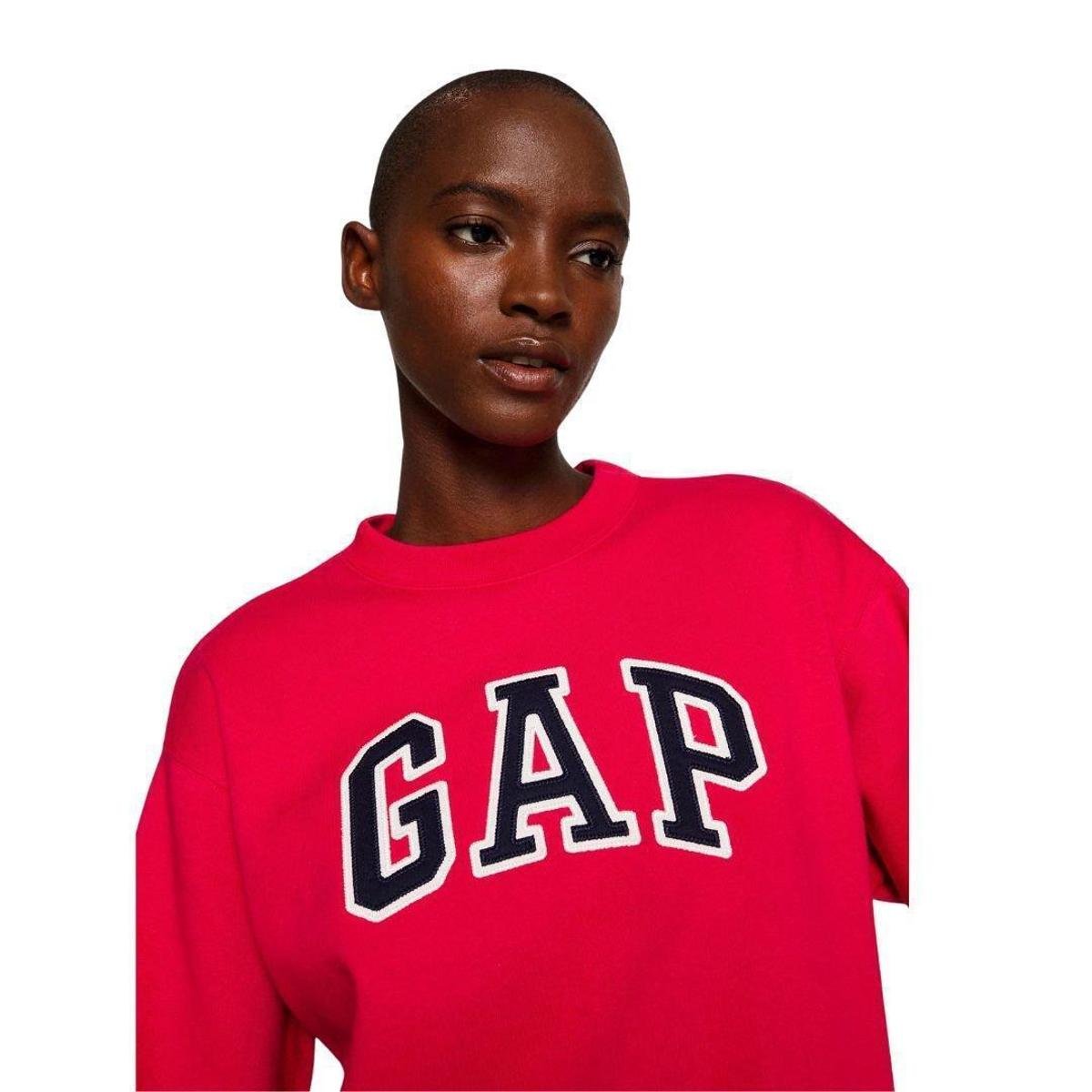 Blusa Moletom Gap Masculino Vermelho Moletom Gap Masculino