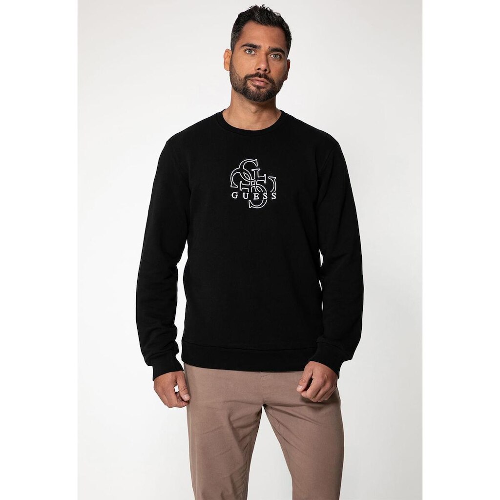 Blusa de Moletom Logo 4G Bordado Preto