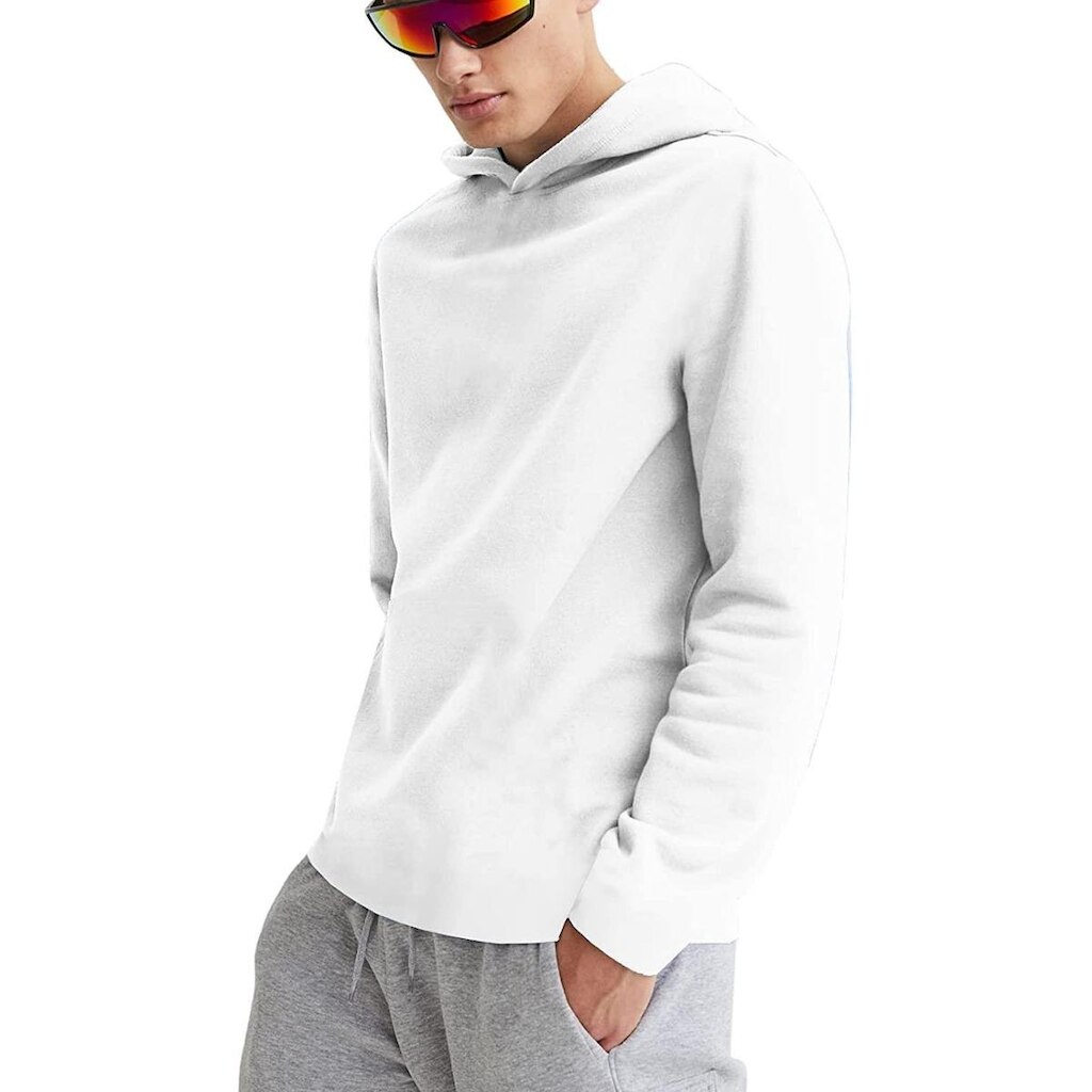 Blusa de Moletom Masculino Confort Estilo Com Capuz Alta Qualidade SlimFitness Top - VerdeEscuro-EGG