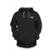 Blusa de Moletom Opice Canguru Com Capuz Estampado Preto - Preto+Branco
