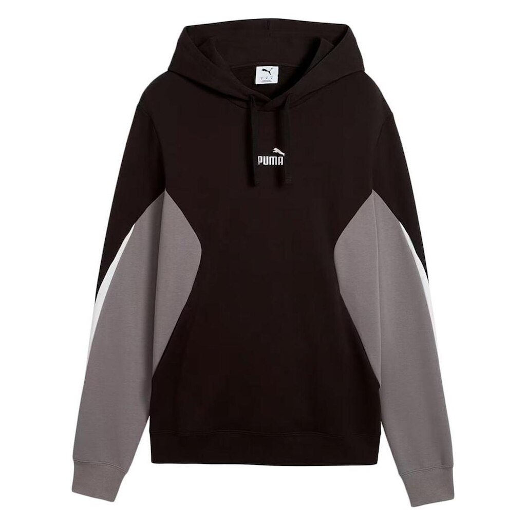 BLUSA DE MOLETOM PUMA ESSENTIALS BLOCK MASCULINO - PRETO P