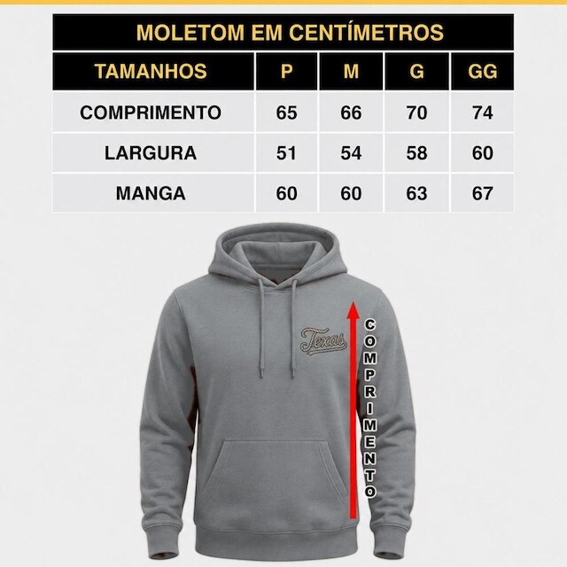 Blusa de Moletom Unissex Country Texas Algodão Flanelada
