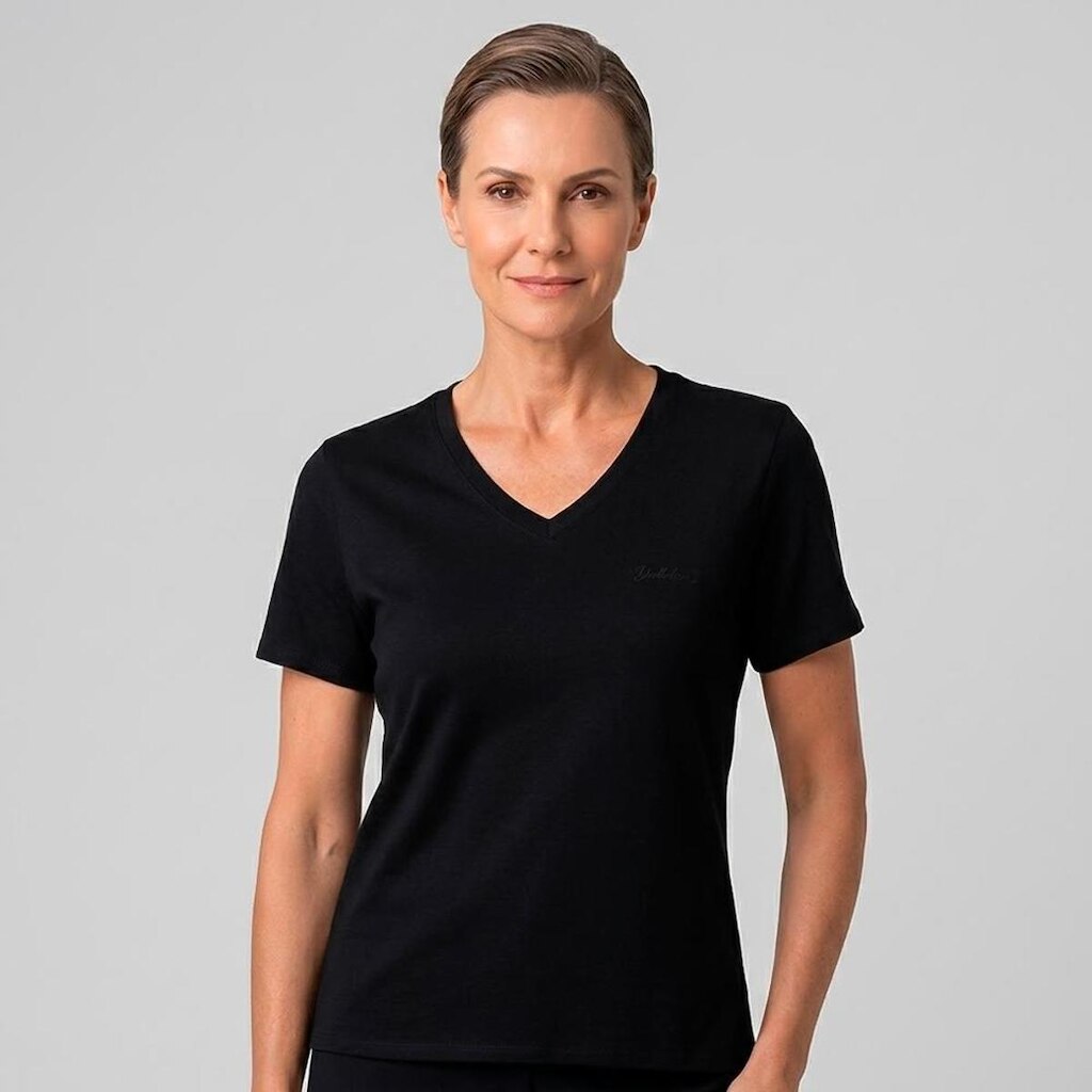 Blusa Dudalina Iris Decote V Feminino