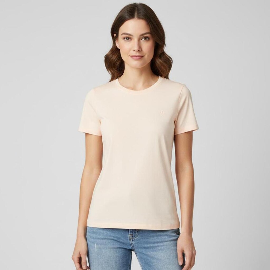 Blusa Dudalina Logo Relevo Feminino