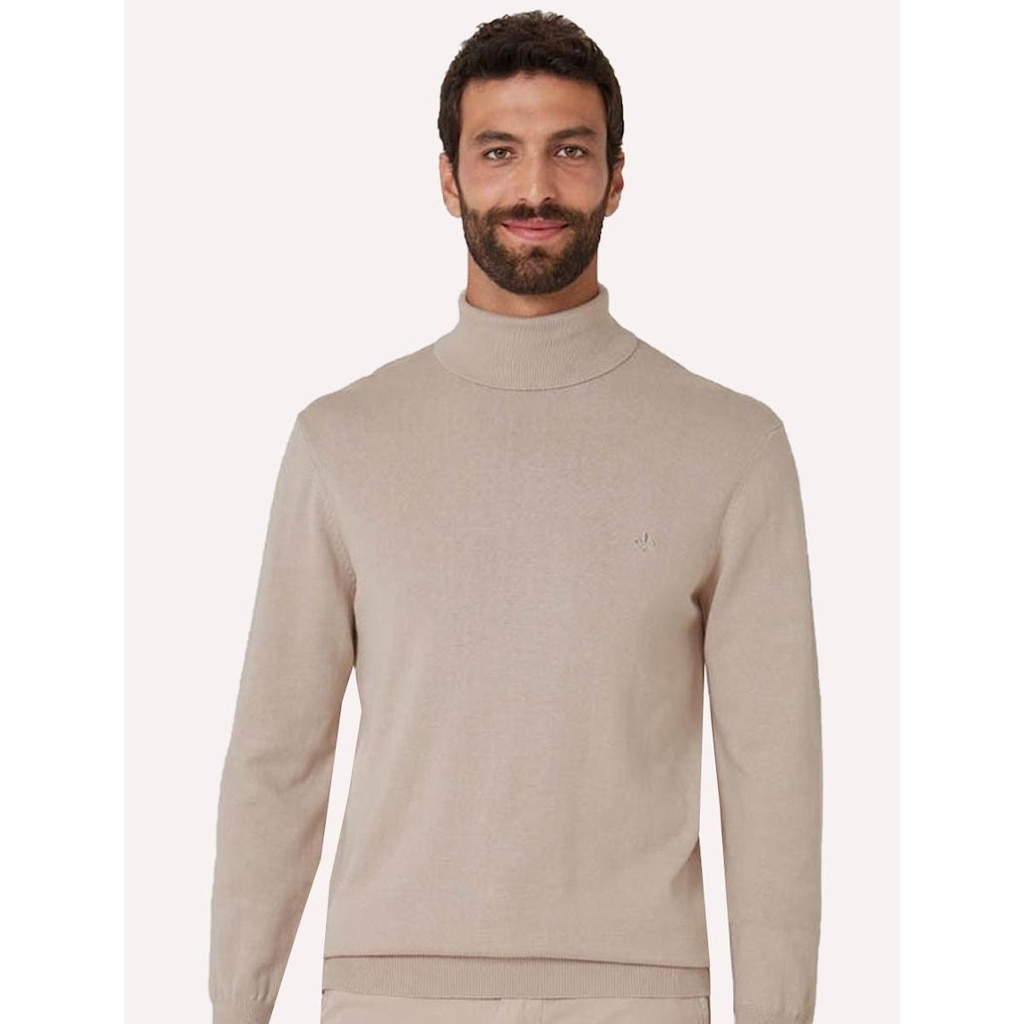 Blusa Dudalina Masculina Tricot Cacharel Cotton Cáqui Claro