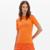 Blusa Easy Lança Perfume Manga Curta Feminino - Laranja