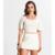 Blusa Endless Cropped Feminina - Bege