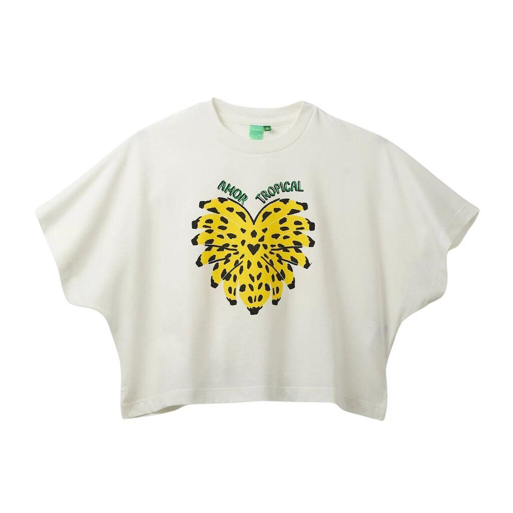 Blusa Farm Rio Futura Fábula Silk Amor Tropical