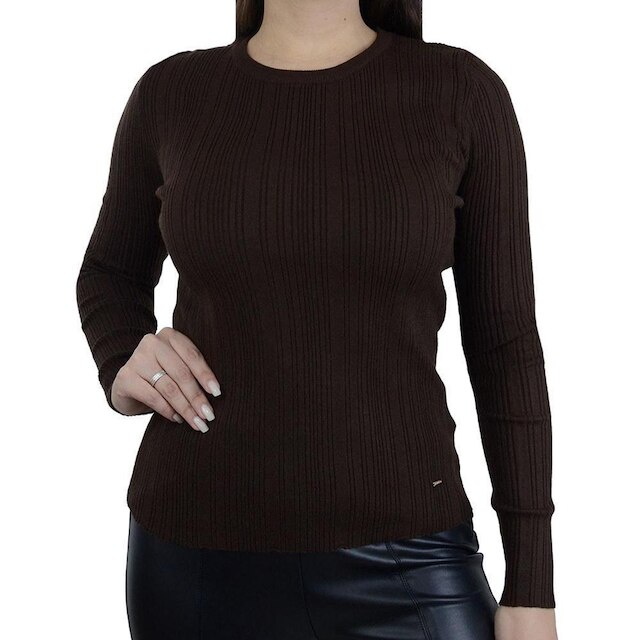 Blusa Feminina Alpelo Tricot Canelado