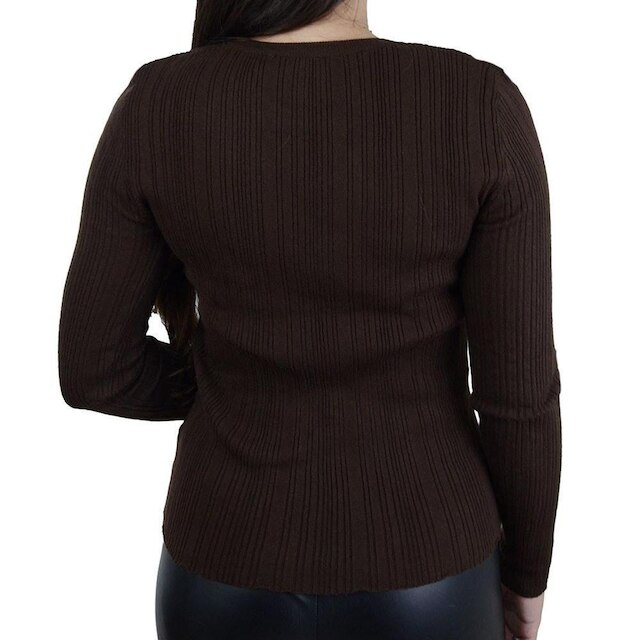 Blusa Feminina Alpelo Tricot Canelado