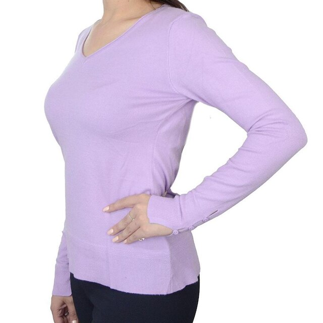 Blusa Feminina Alpelo Tricot Suéter Ametista - 10900426