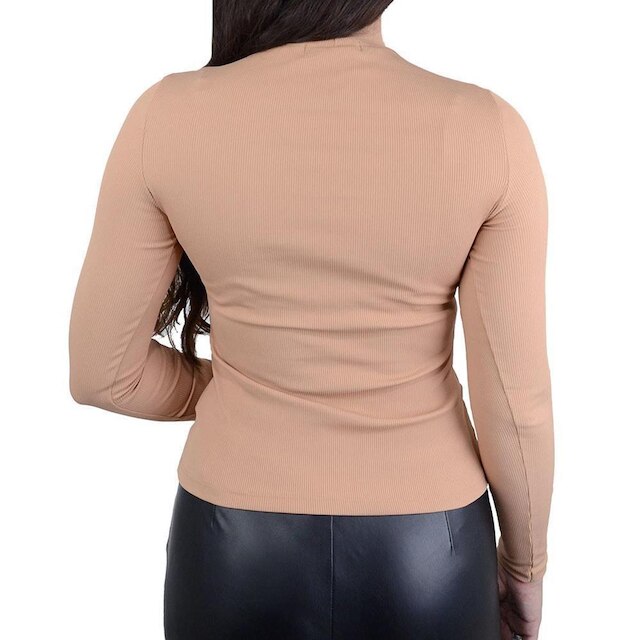 Blusa Feminina Altenticada ML Canelada