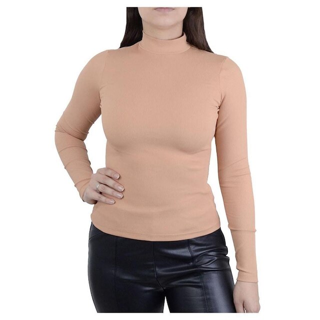 Blusa Feminina Altenticada ML Canelada