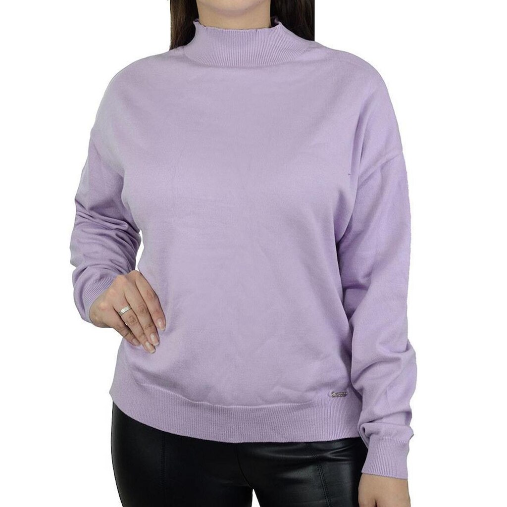 Blusa Feminina Ana Gonçalves Tricot Lilás - C1368