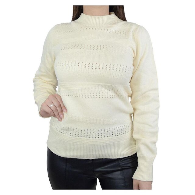 Blusa Feminina Ana Gonçalves Tricot Off White - A5143
