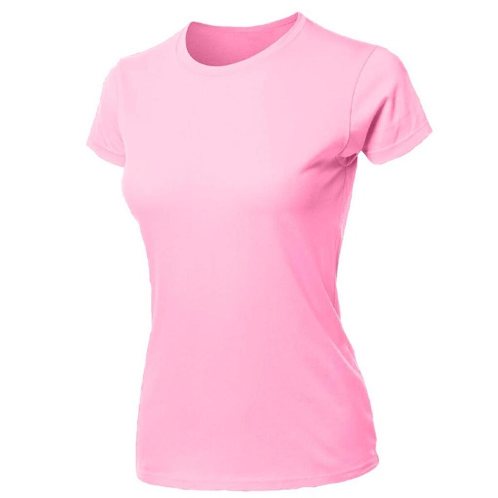 Blusa Feminina Camiseta Lisa Básica Algodão Baby Look