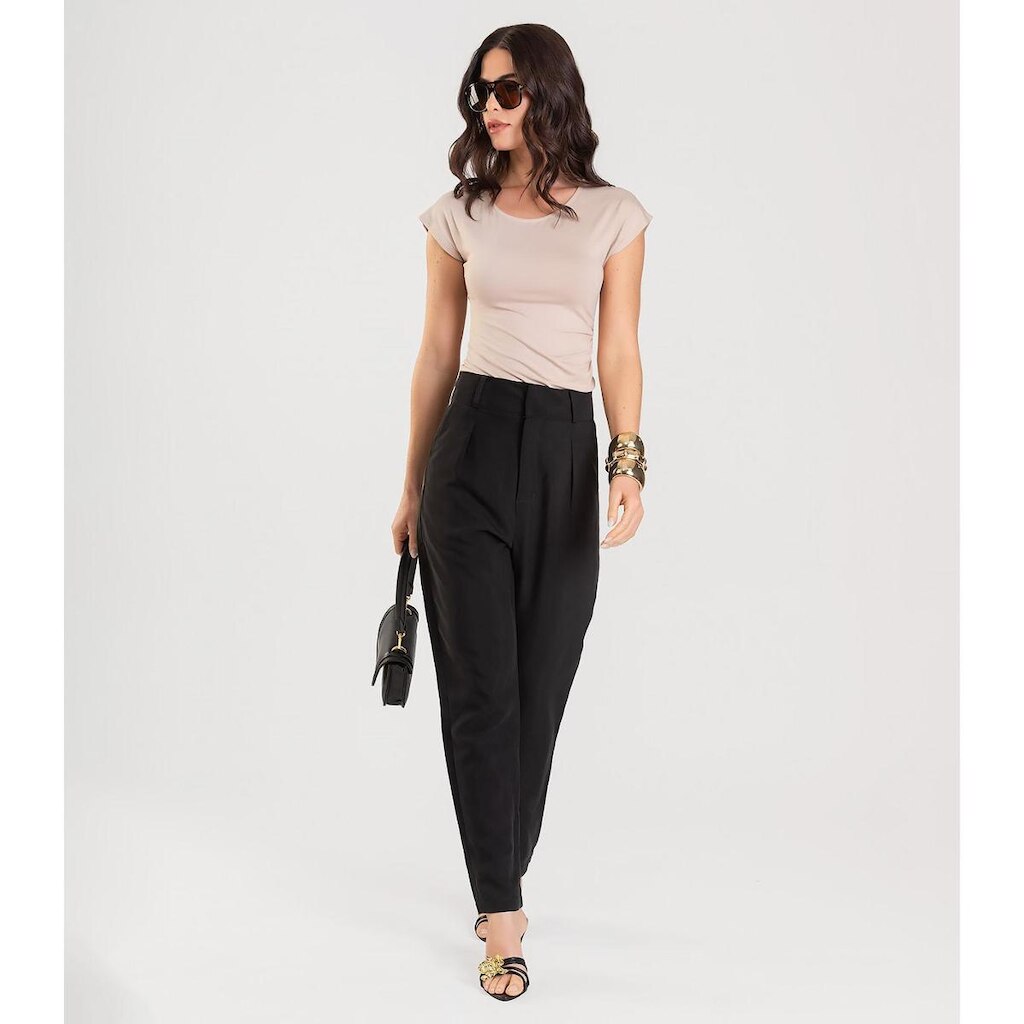 Blusa Feminina Com Franzido Dianna Chocolate