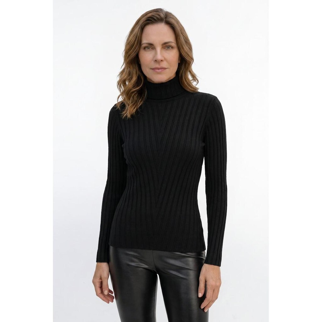 Blusa feminina de malha gola alta 61143