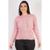 Blusa feminina de malha gola canoa 60016 - G - Lilás - Rosa