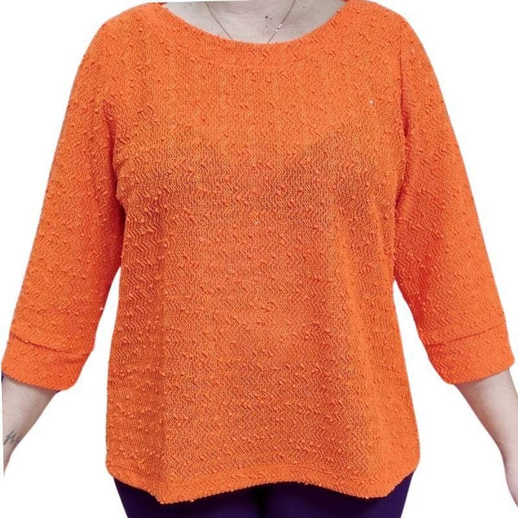 Blusa Feminina Domênica Detalhes Paetês 3/4