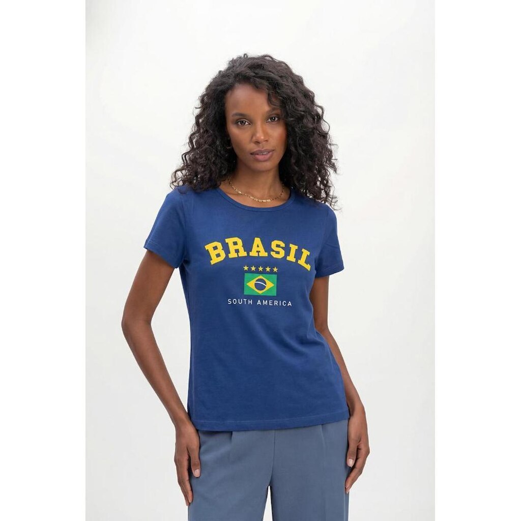 Blusa feminina em malha da copa Essendi