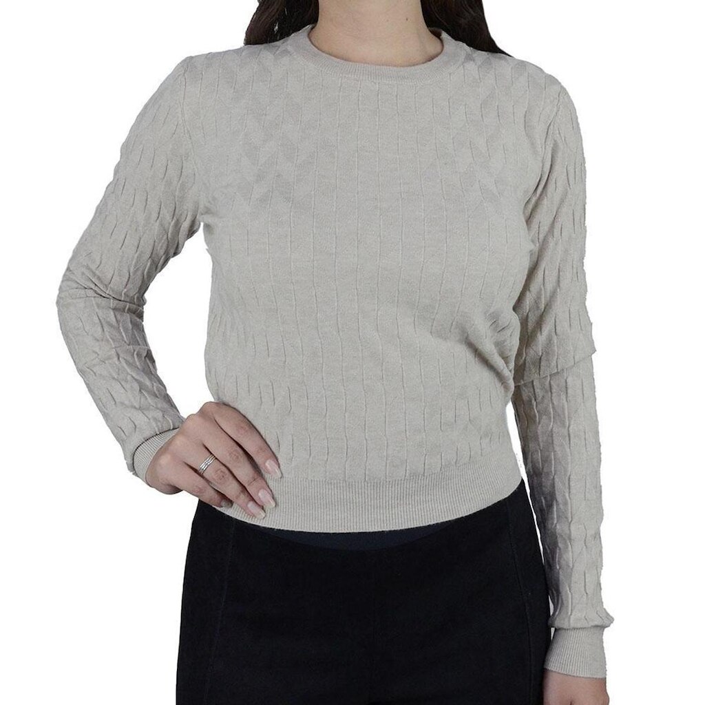 Blusa Feminina Facinelli By Mooncity Bege Amêndoa - 651207