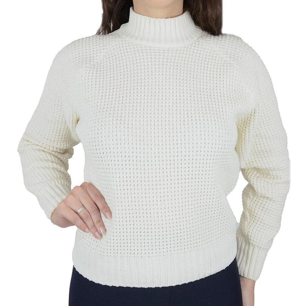 Blusa Feminina Facinelli By Mooncity Tricot Branca Off 6512