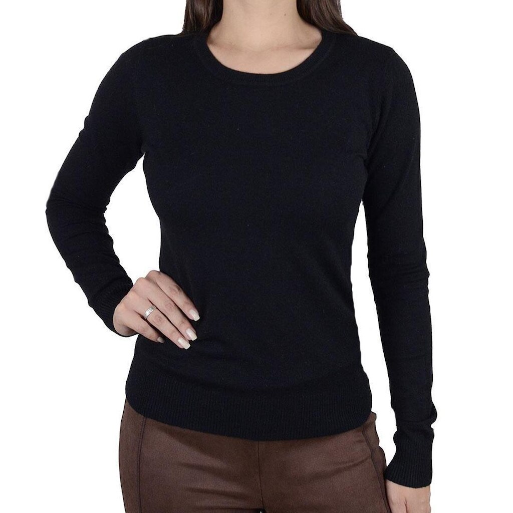 Blusa Feminina Facinelli By Mooncity Tricot Preta - 651252