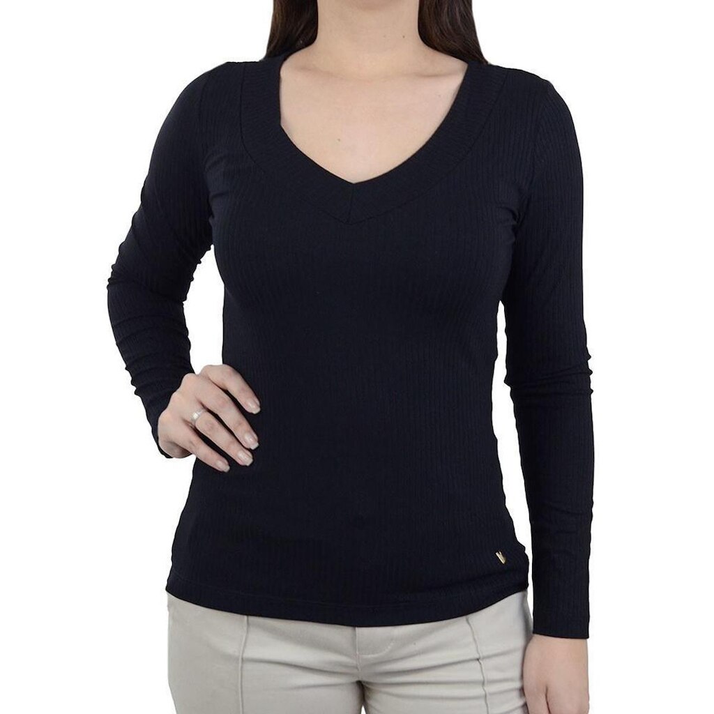 Blusa Feminina Gatos e Atos Viscose Canelada
