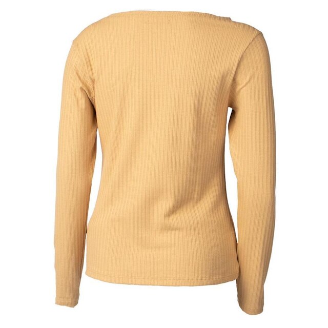 Blusa Feminina Giraffe Gola Canoa Texturizada Caqui