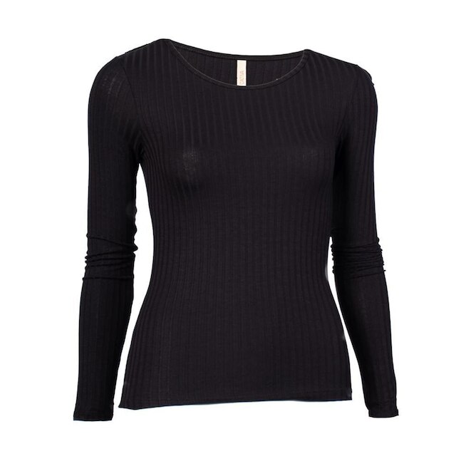 Blusa Feminina Habana Canelada Marrom Claro