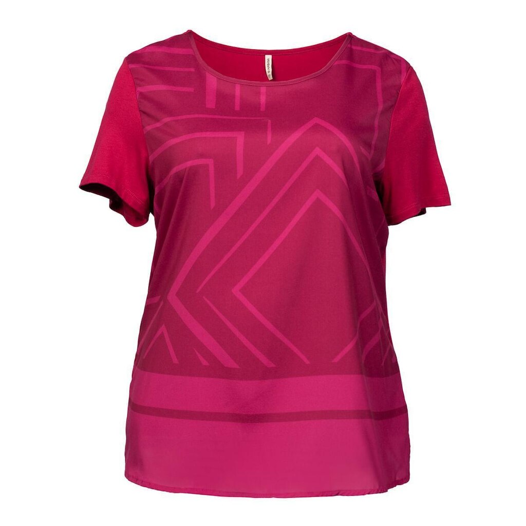 Blusa Feminina Habana Plus Size Estampa Geométrica
