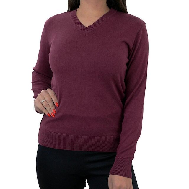 Blusa Feminina Iaraline Suéter Tricot Gola V - 1850C