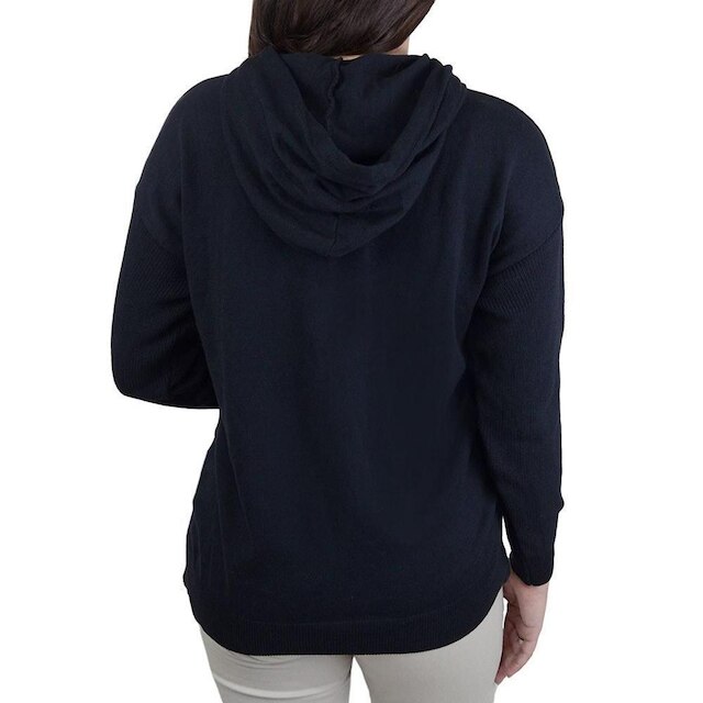Blusa Feminina Iaraline Tricot Preta - 5560
