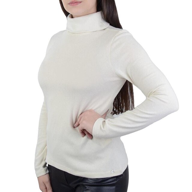 Blusa Feminina Lado Avesso Gola Alta