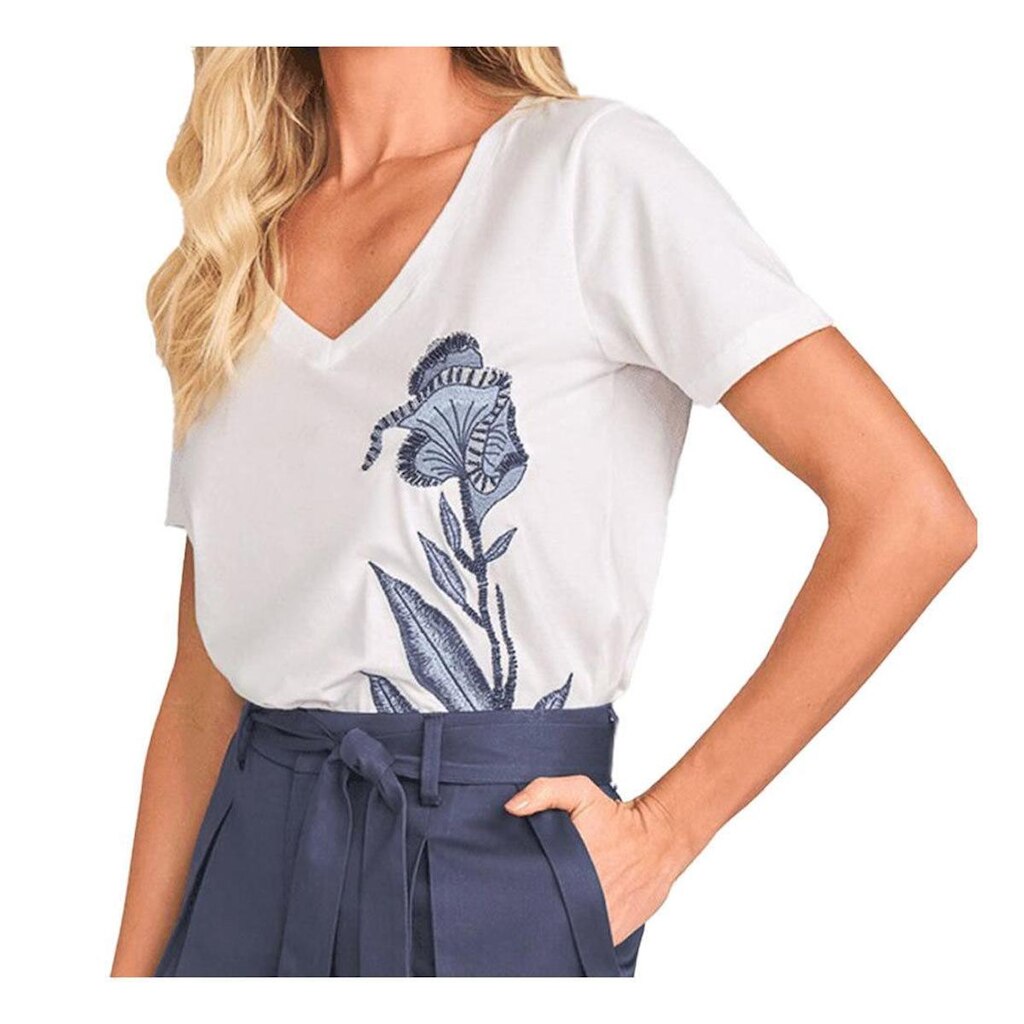 Blusa Feminina Lado Avesso MC Branca Off - L126569