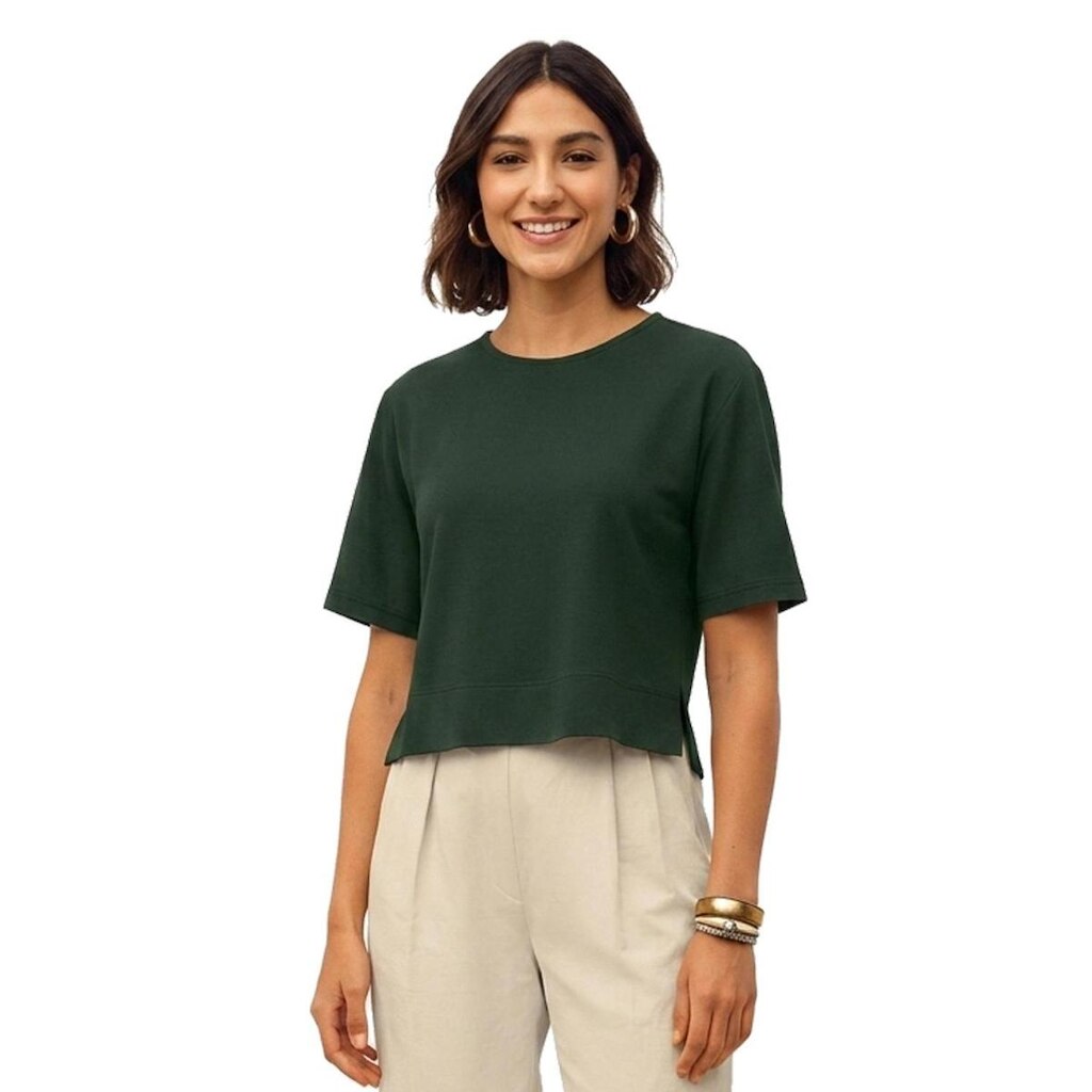 Blusa Feminina Lunender Em Malha Crepe Responsável 00619