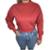 Blusa Feminina Lunender Moletom Básica Cropped - 00083 - Laranja