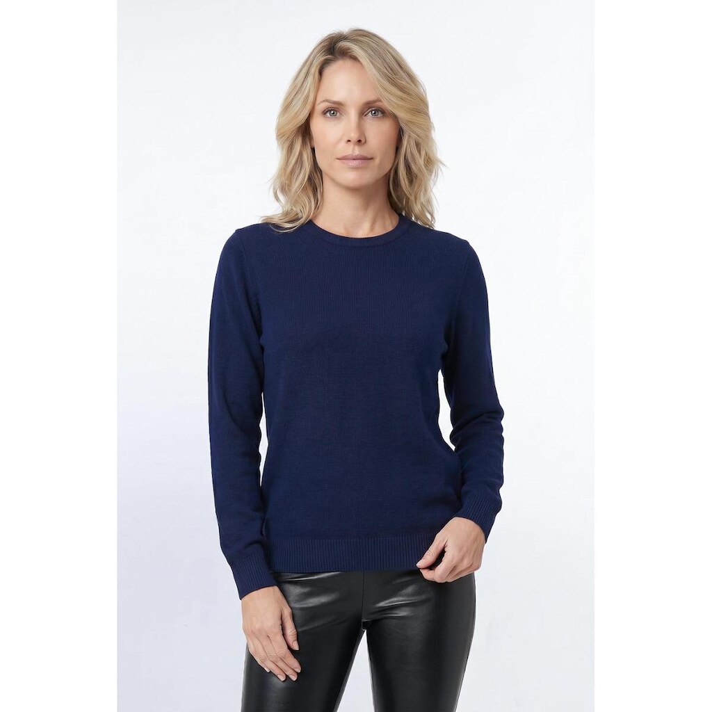 Blusa feminina malha básica gola redonda 61319