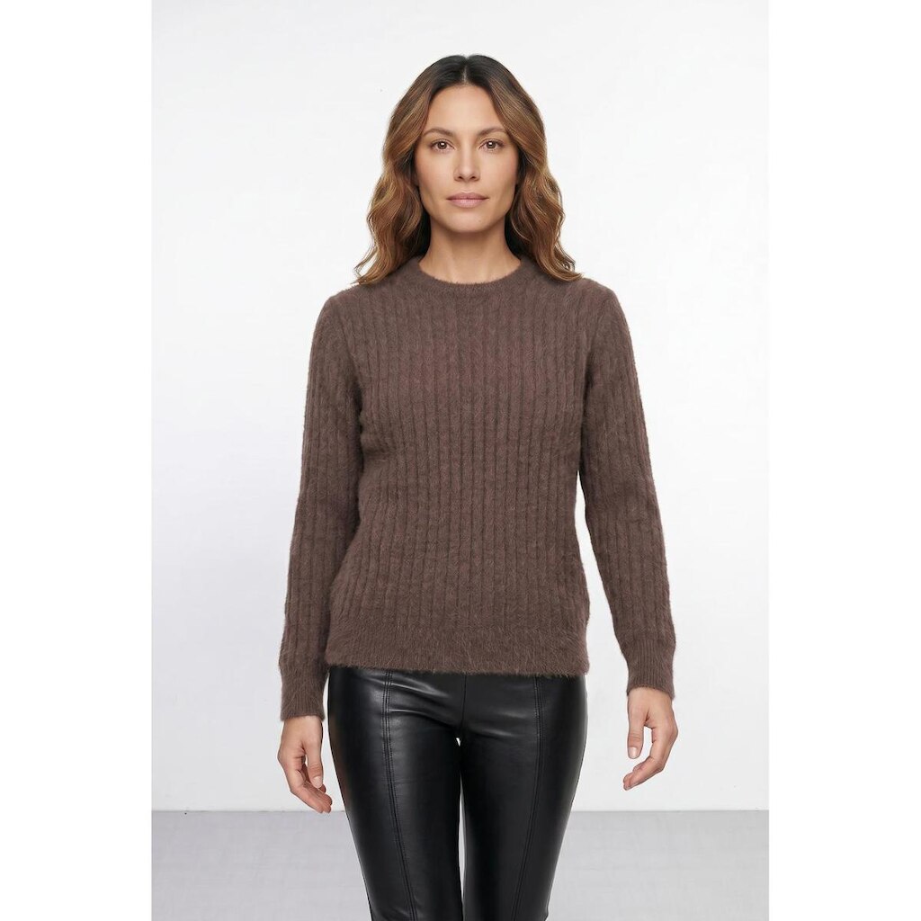 Blusa feminina malha pelo felpudo 61910