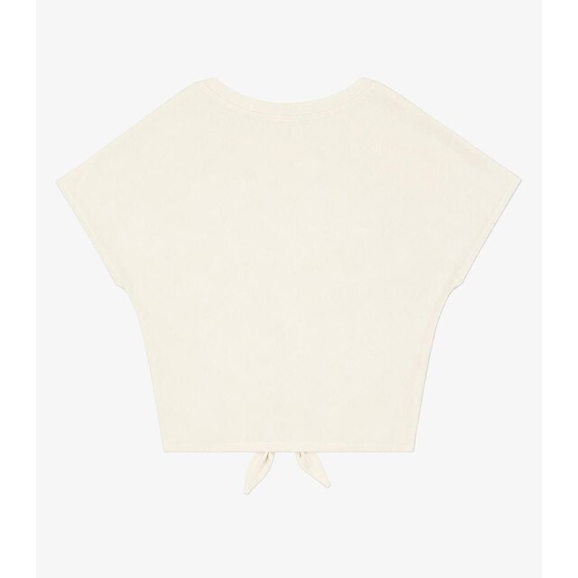 Blusa Feminina Manga Curta Decote Em V Secret Glam Bege