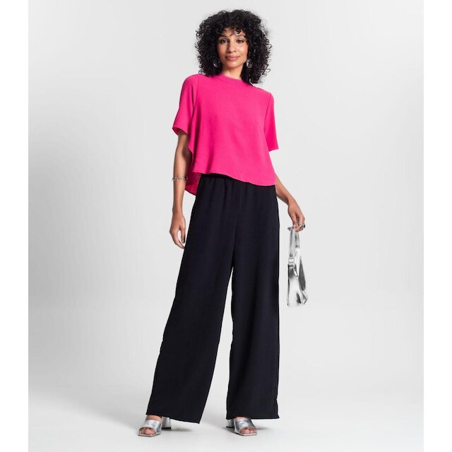 Blusa Feminina Manga Curta Rovitex Rosa