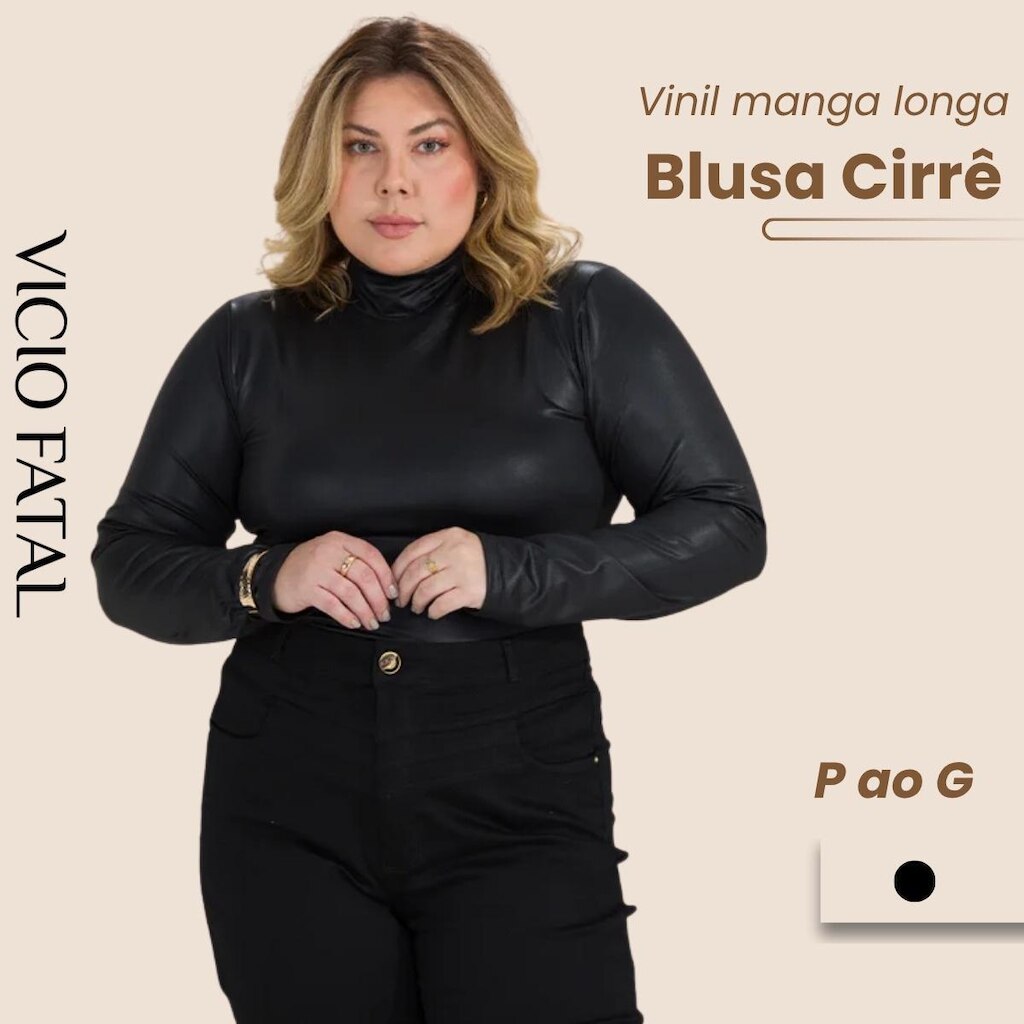 Blusa Feminina Manga Longa Cirre