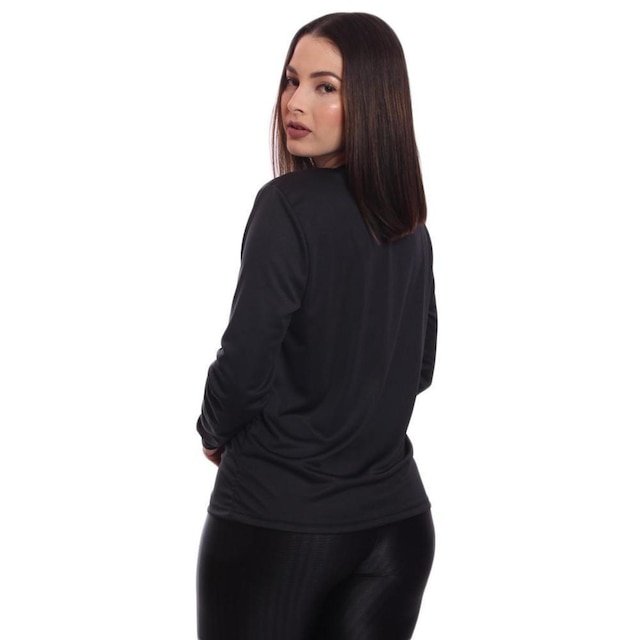 Blusa Feminina Manga Longa Dry Proteção UV Segunda Pele Academia Praia Treino Corrida Básica