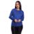 Blusa Feminina Manga Longa Dry Proteção UV Segunda Pele Academia Praia Treino Corrida Básica - Azul