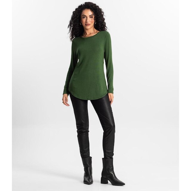 Blusa Feminina Manga Longa Rovitex Verde