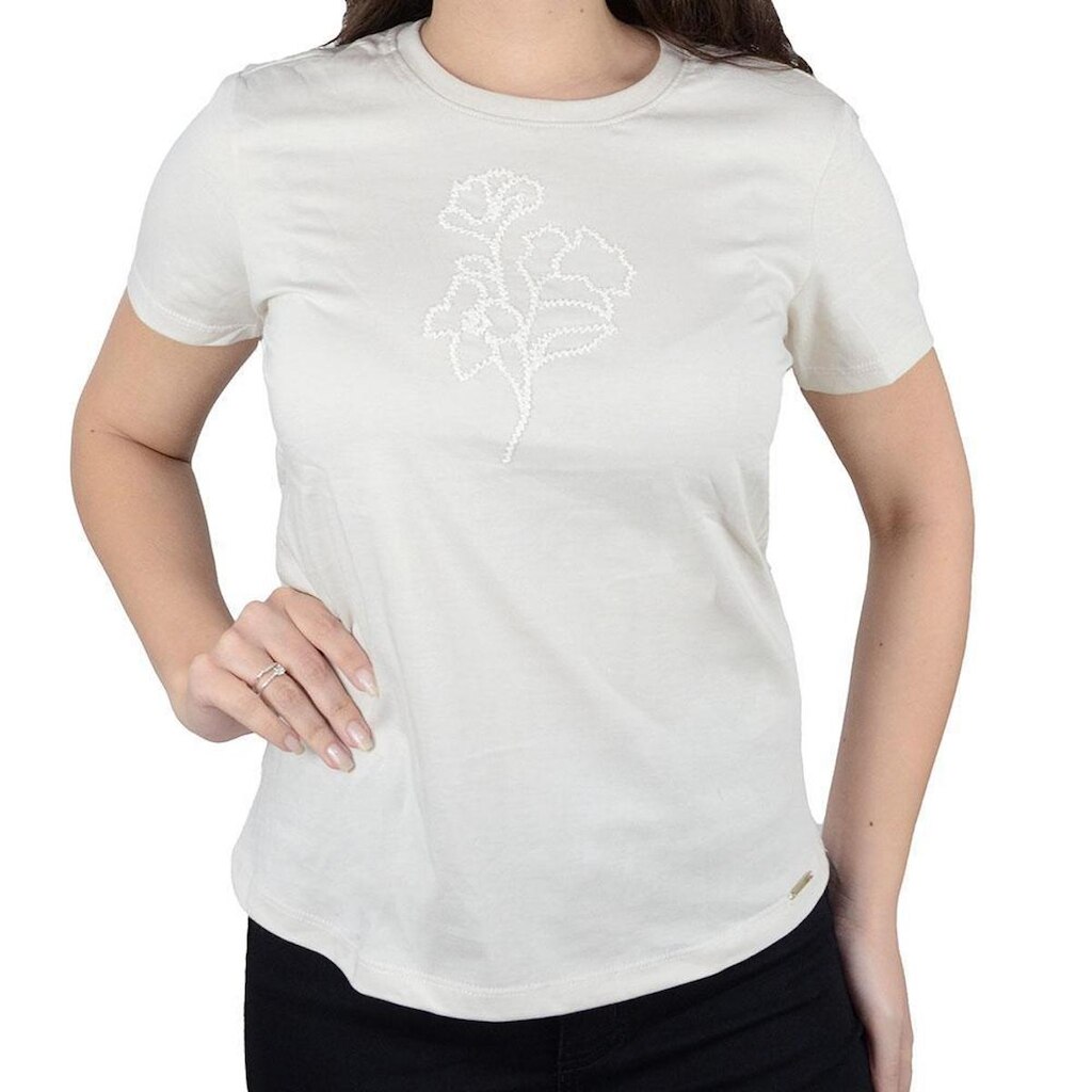 Blusa Feminina Olho Fatal Algodão Bege Off Khaki - 602500